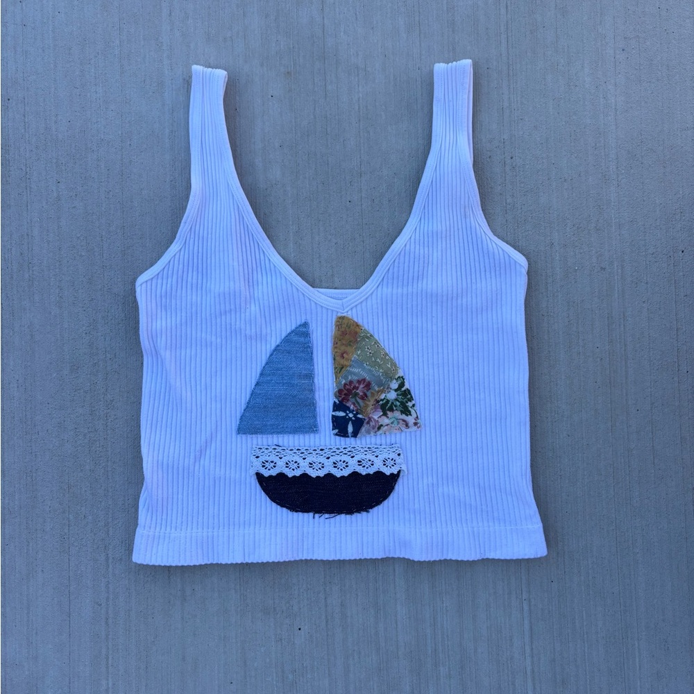 Hand Sewn Sail Boat Tank